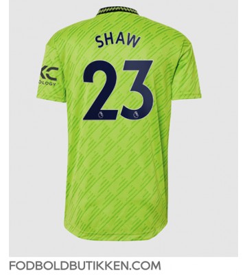 Manchester United Luke Shaw #23 Tredjetrøje 2022-23 Kortærmet